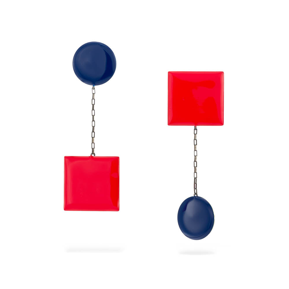 agapi-bau-jewels-primaries-i-boucles-oreilles-mail-bleu-rouge image 1