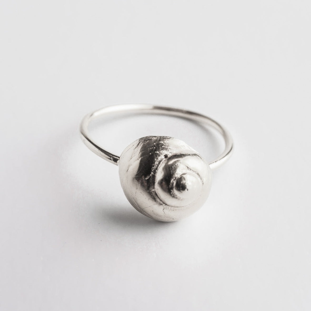 agapi-seastories-bague-escargot-de-mer-argent-925-taille-52 image 1