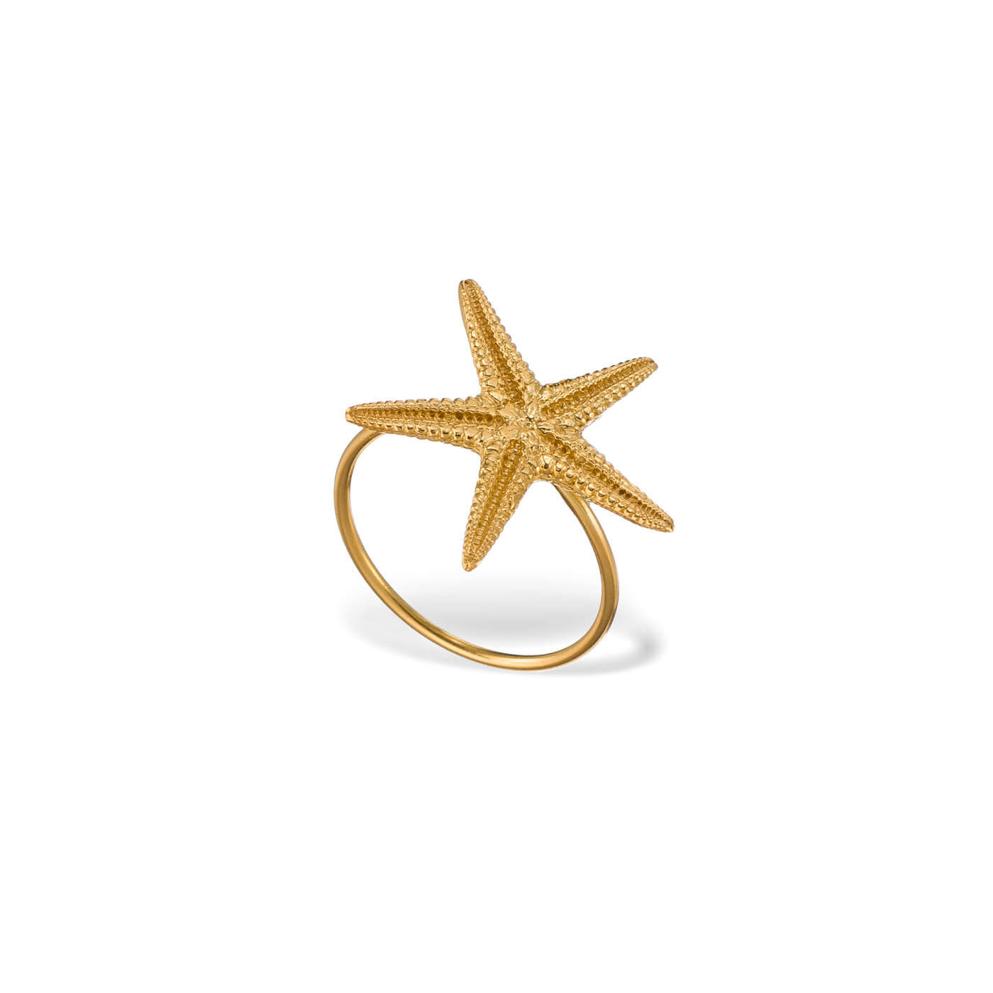 agapi-seastories-starfish-bague-argent-925-dor-taille-52 image 3