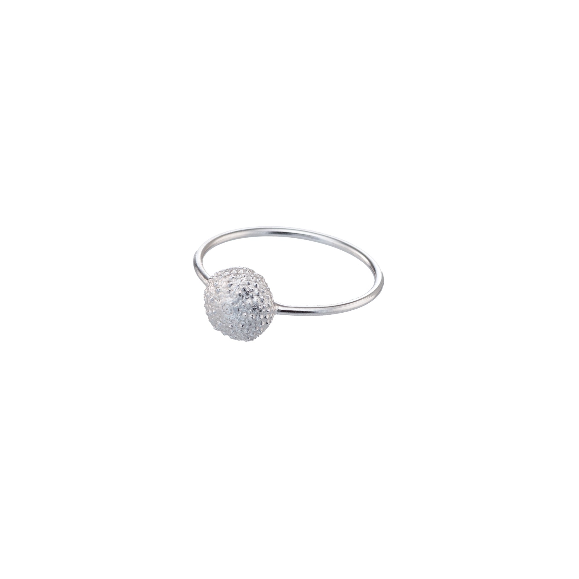 agapi-seastories-little-urchin-bague-argent-925-oursin-taille-50 image 3