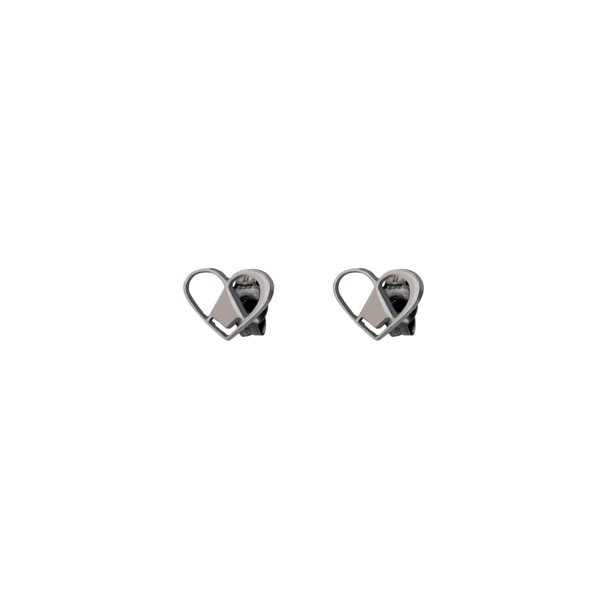 agapi-love-symbols-sweet-love-boucles-c-ur-rhodium image 4