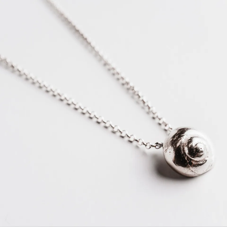 agapi-seastories-collier-sea-snail-argent-925-40-cm image 1