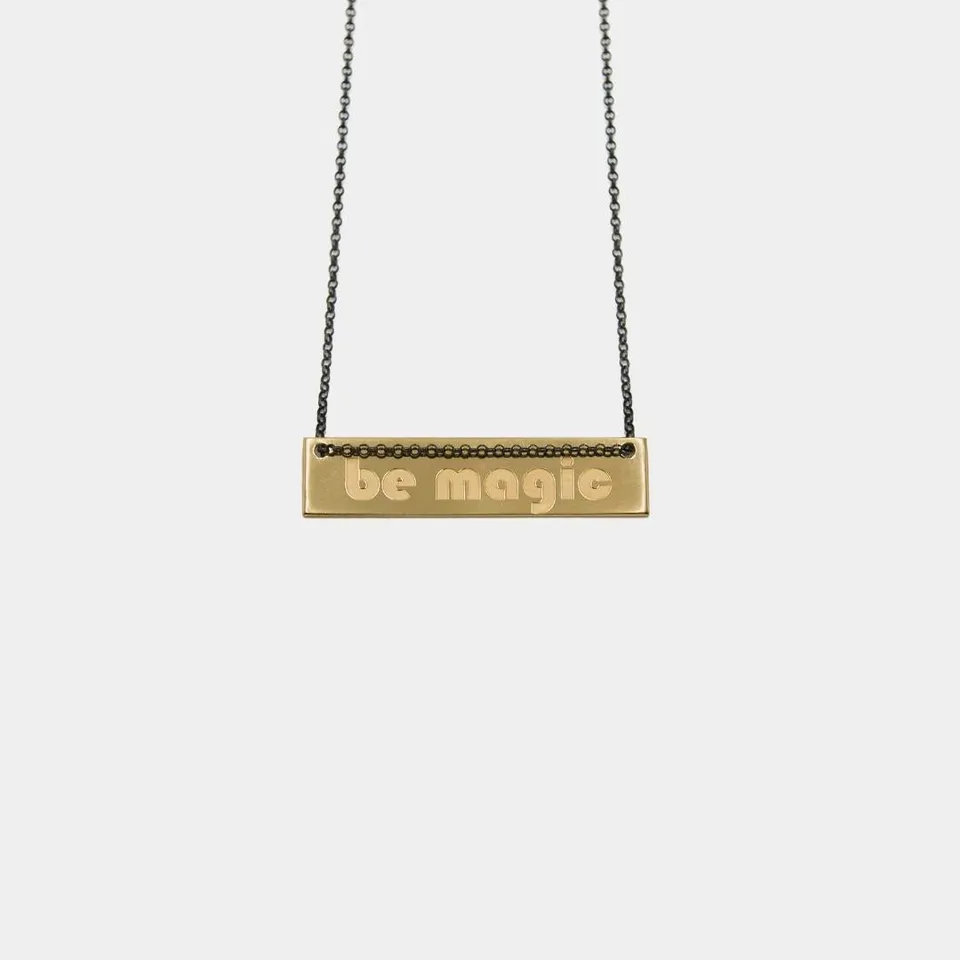 agapi-ids-be-magic-collier-dor-plaqu-or-42-cm image 1