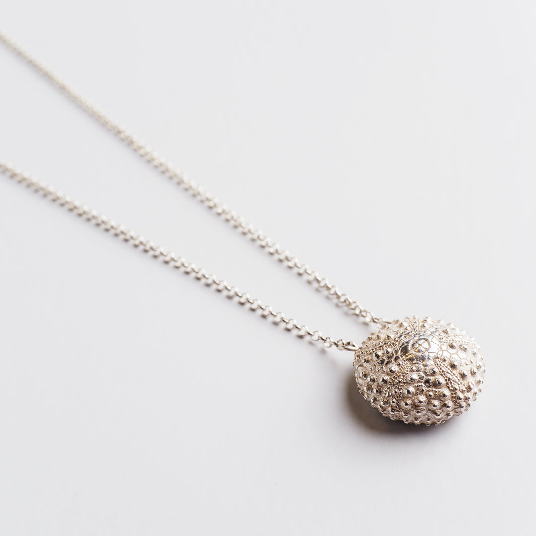 agapi-seastories-urchin-collier-argent-925-41-cm image 1