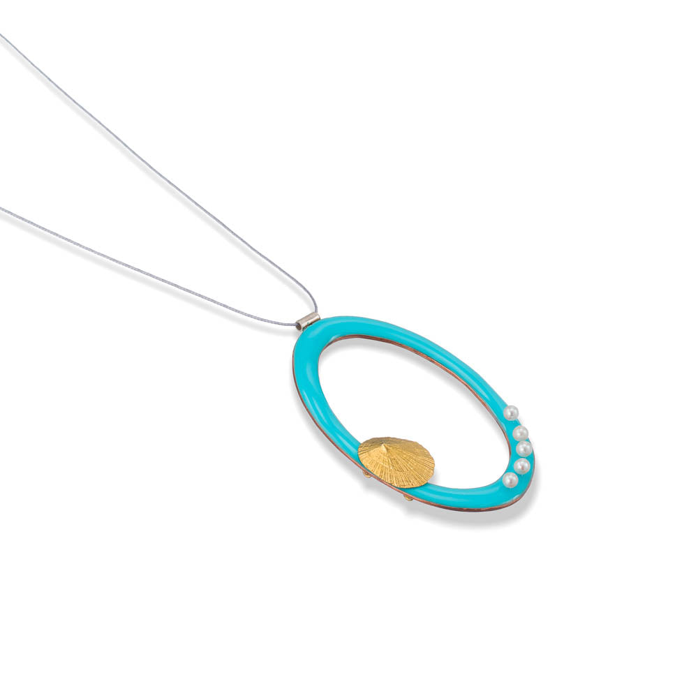 agapi-ids-collier-water-secret-cordon-bleu-perle-nacre image 1
