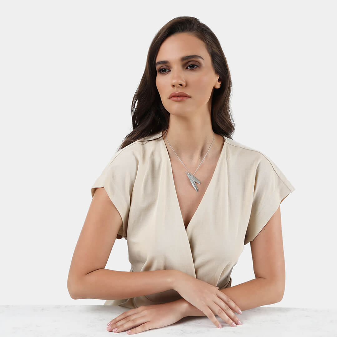 agapi-eirini-mediterranean-gold-collier-olivier-argent-45-cm image 2
