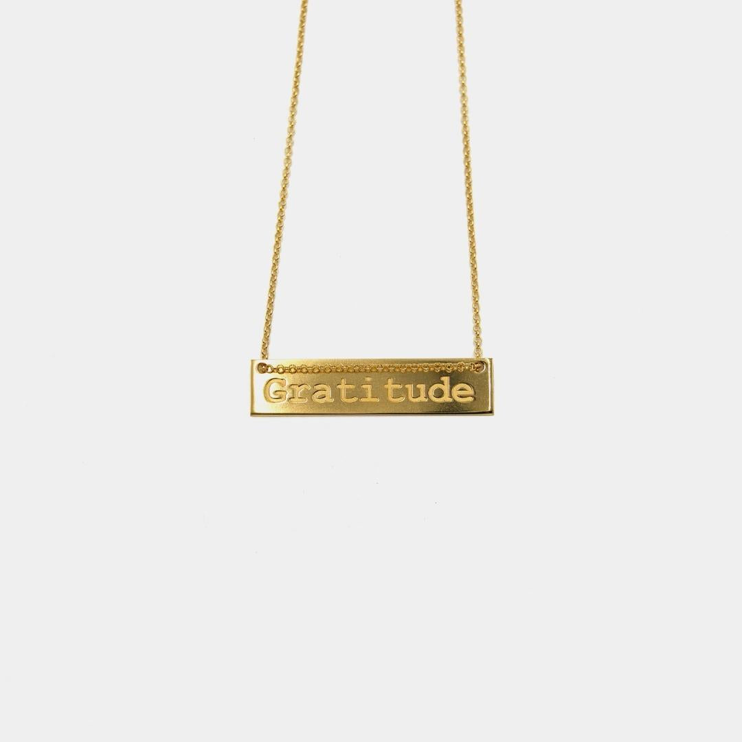 agapi-ids-gratitude-collier-plaquette-dor image 1