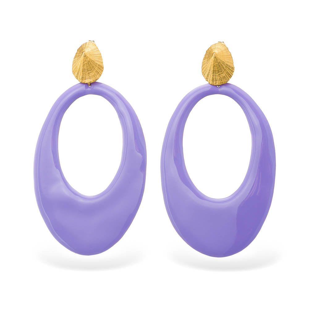 agapi-seastories-endless-water-boucles-d-oreilles-lilas-8-cm image 1