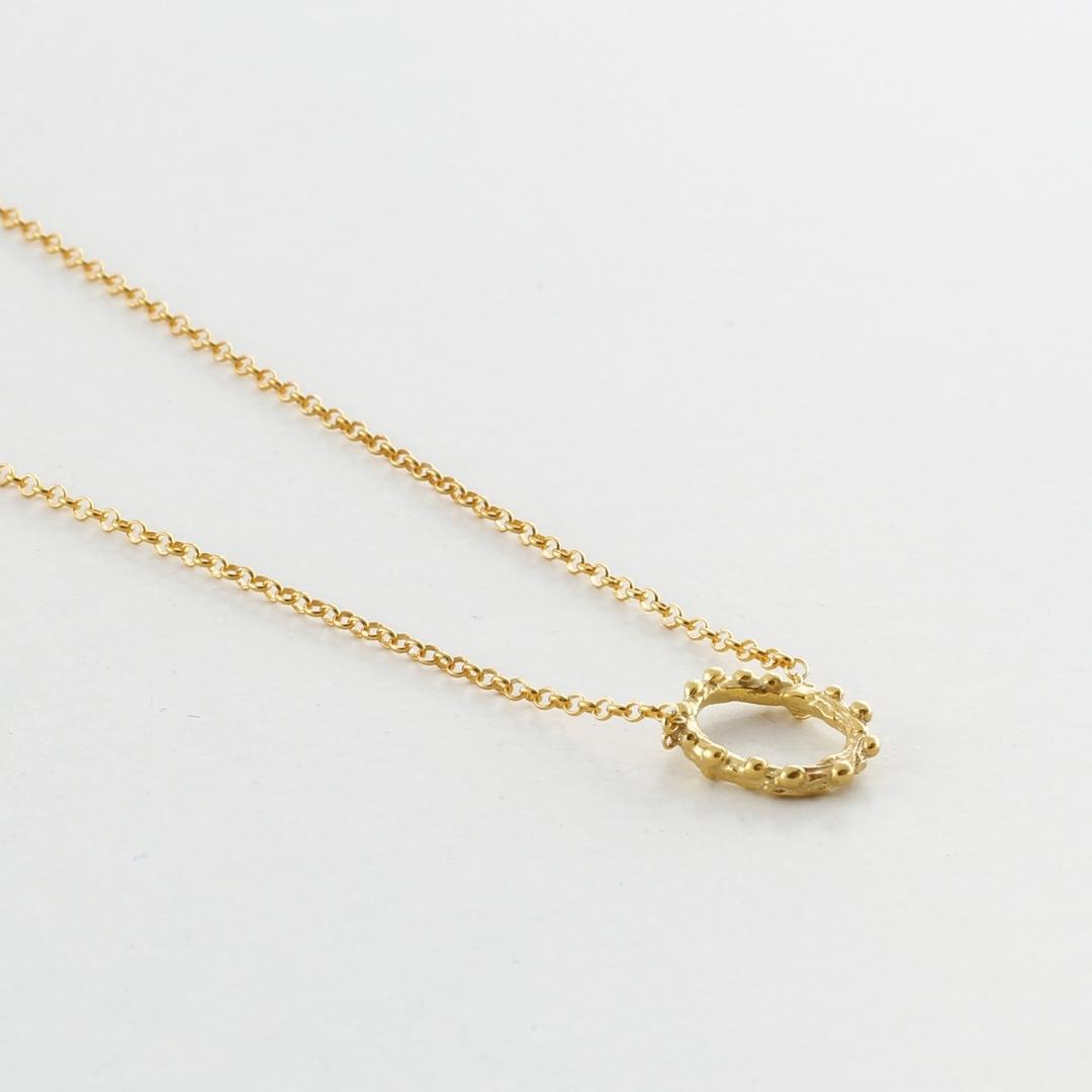 agapi-forestland-tiny-twig-collier-branche-plaqu-or image 1