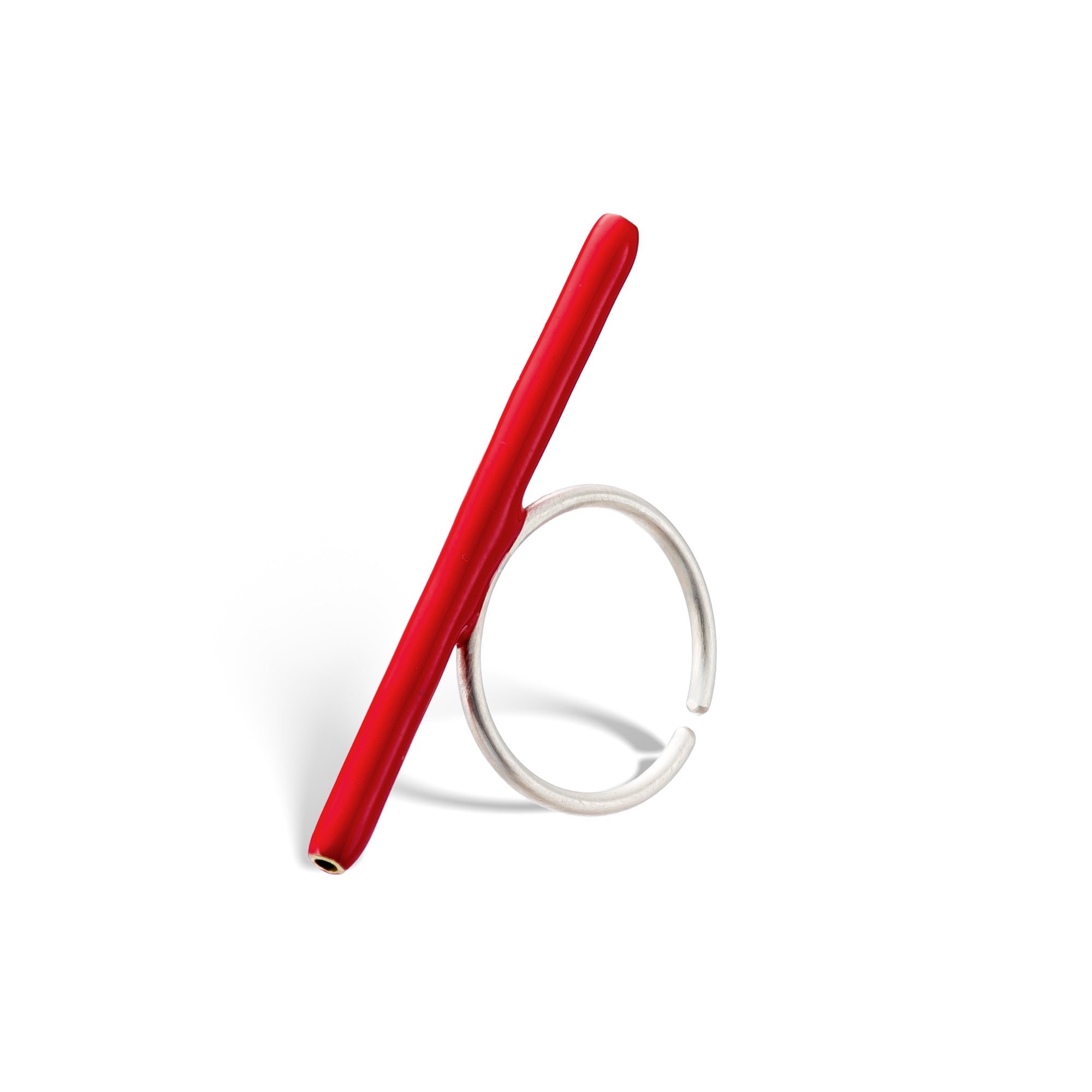 agapi-bau-jewels-line-bague-r-glable-rouge-mail image 3