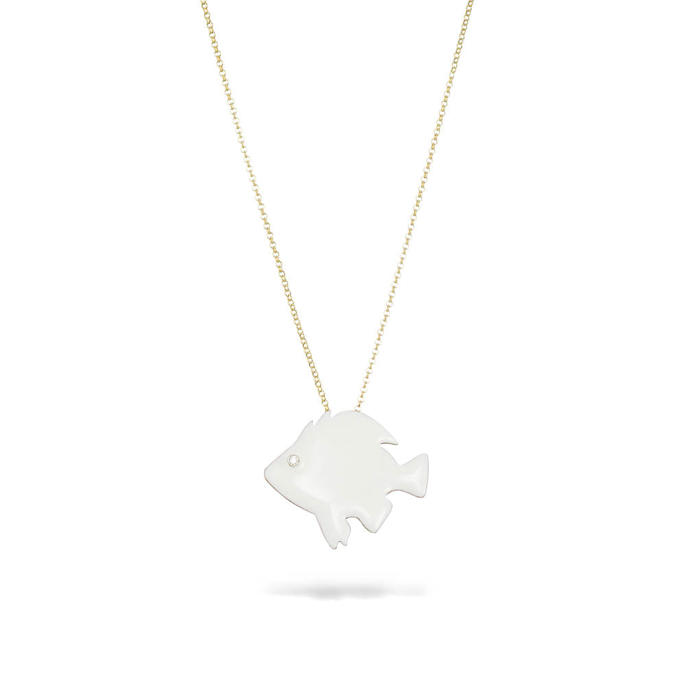 agapi-seastories-reef-dancer-collier-poisson-blanc-40-cm image 1