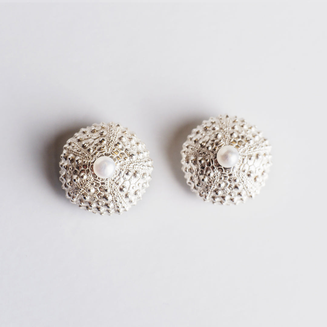 agapi-seastories-urchin-clous-perle-argent-925 image 1
