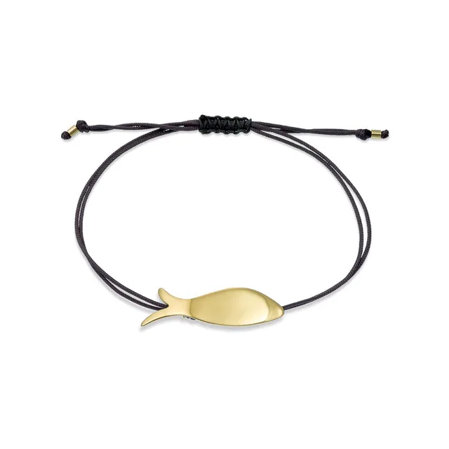 agapi-the-fish-small-fish-bracelet-macram-dor-poisson image 1