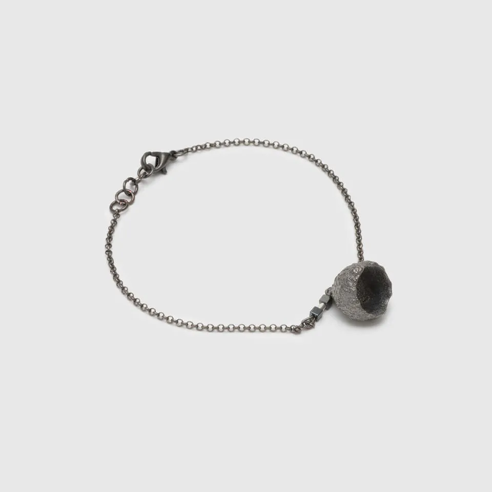 agapi-forestland-simple-bracelet-gland-rhodium image 1