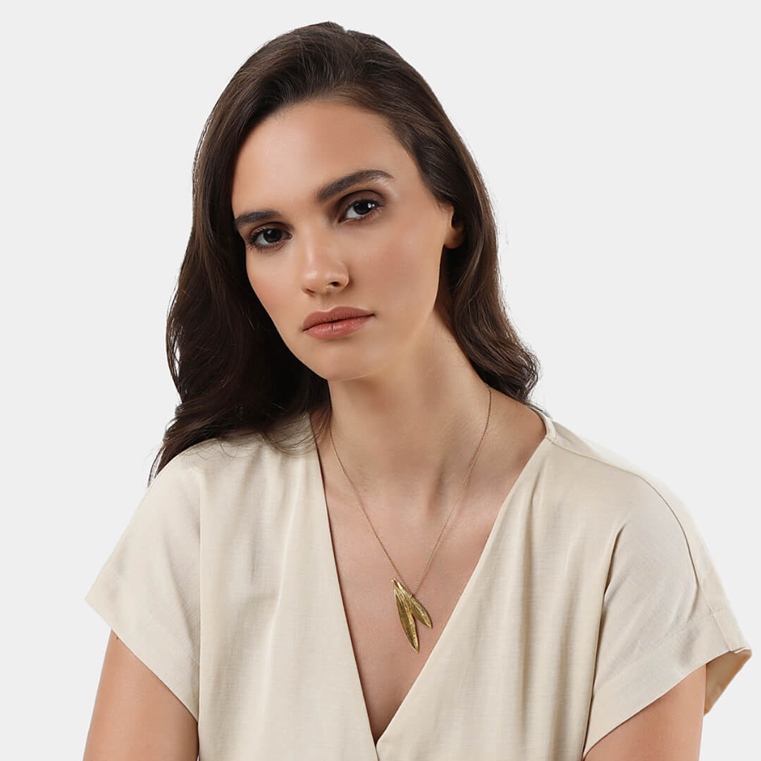 agapi-mediterranean-gold-eirini-collier-olivier-dor-45-cm image 2