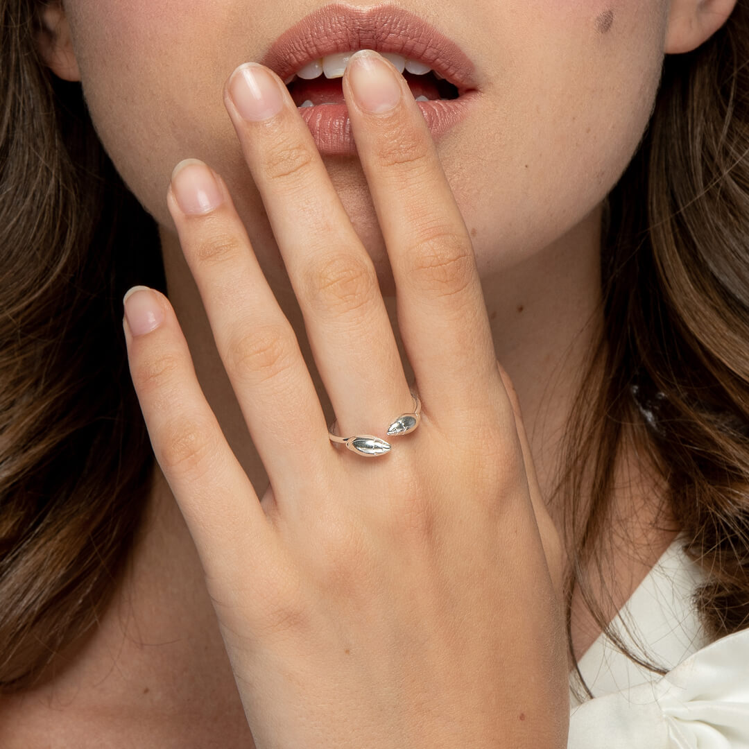 agapi-jewellery-seastories-bague-ajustable-coquillages-argent image 2
