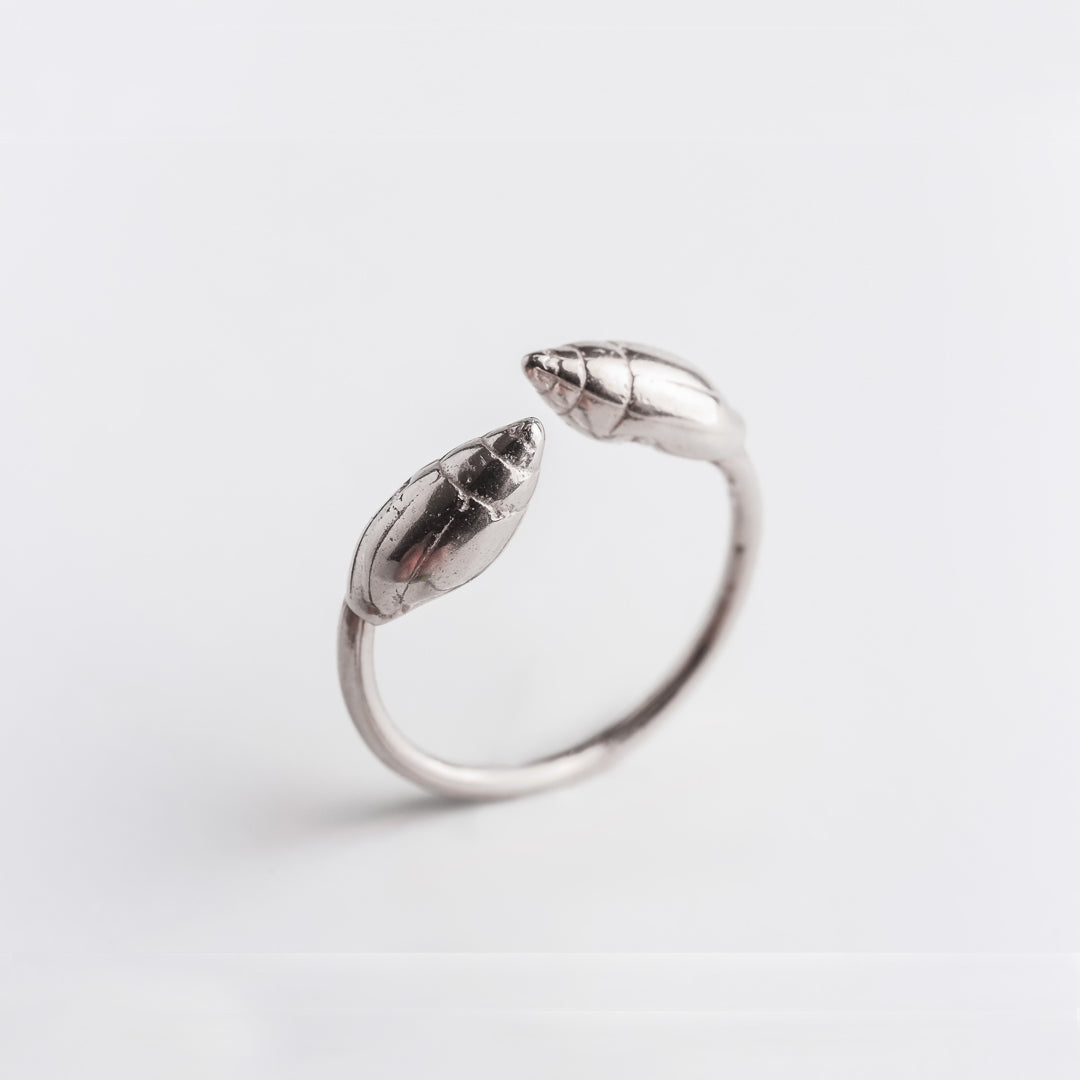 agapi-jewellery-seastories-bague-ajustable-coquillages-argent image 1