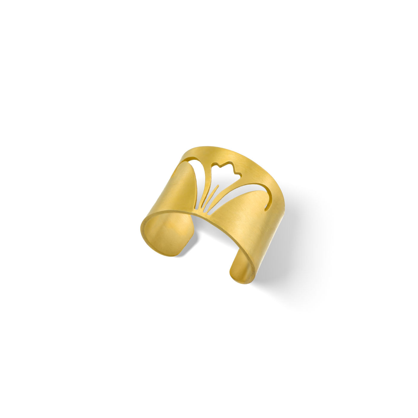 agapi-anthology-lily-bague-ajustable-dor-e-fleur-argent-925 image 1