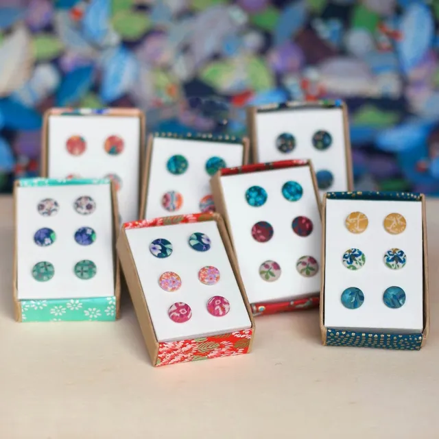11prunes-puces-d-oreilles-argent-925-lot-3-paires-motifs-choix image 1