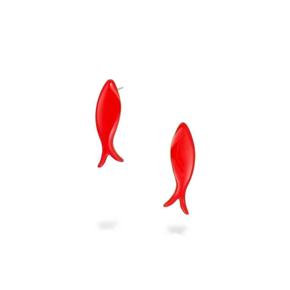 agapi-fish-boucles-poisson-mail-rouge-corail image 1