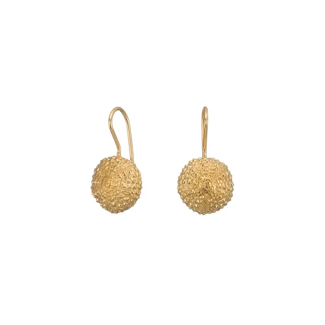agapi-seastories-urchin-boucles-pendantes-dor-plaqu-or image 1