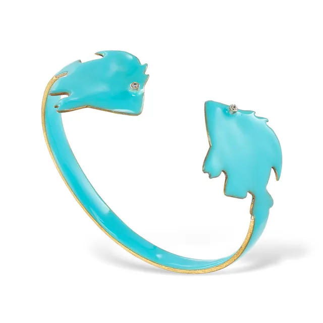 agapi-seastories-twin-reef-dancer-bracelet-poisson-bleu-clair image 1
