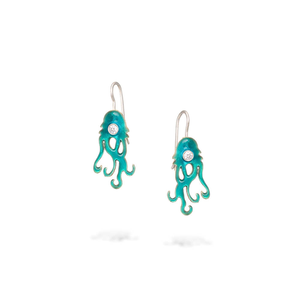 agapi-fish-jellyfish-boucles-mail-turquoise-pierres image 1