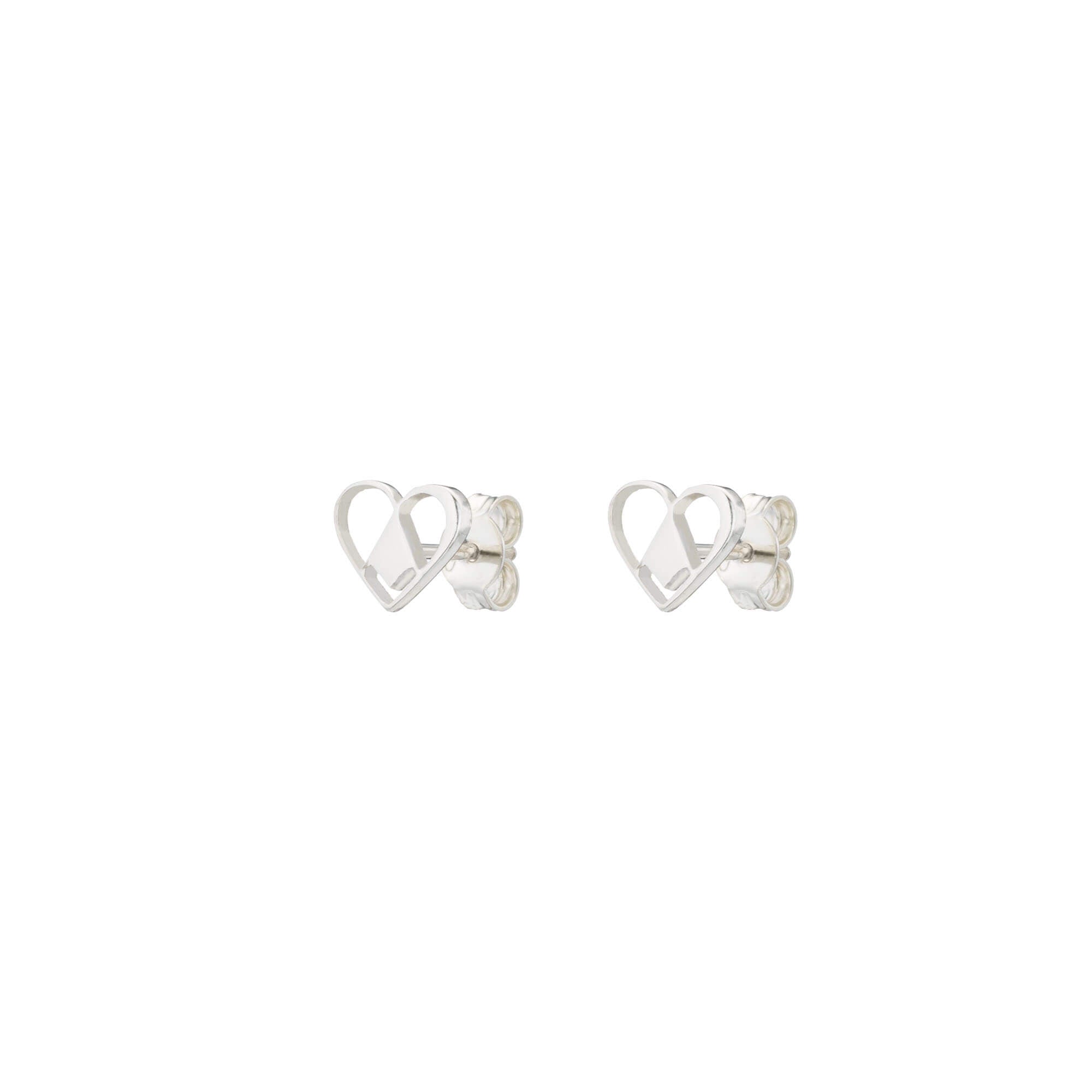 agapi-love-symbols-sweet-love-boucles-coeur-argent-1-cm image 3