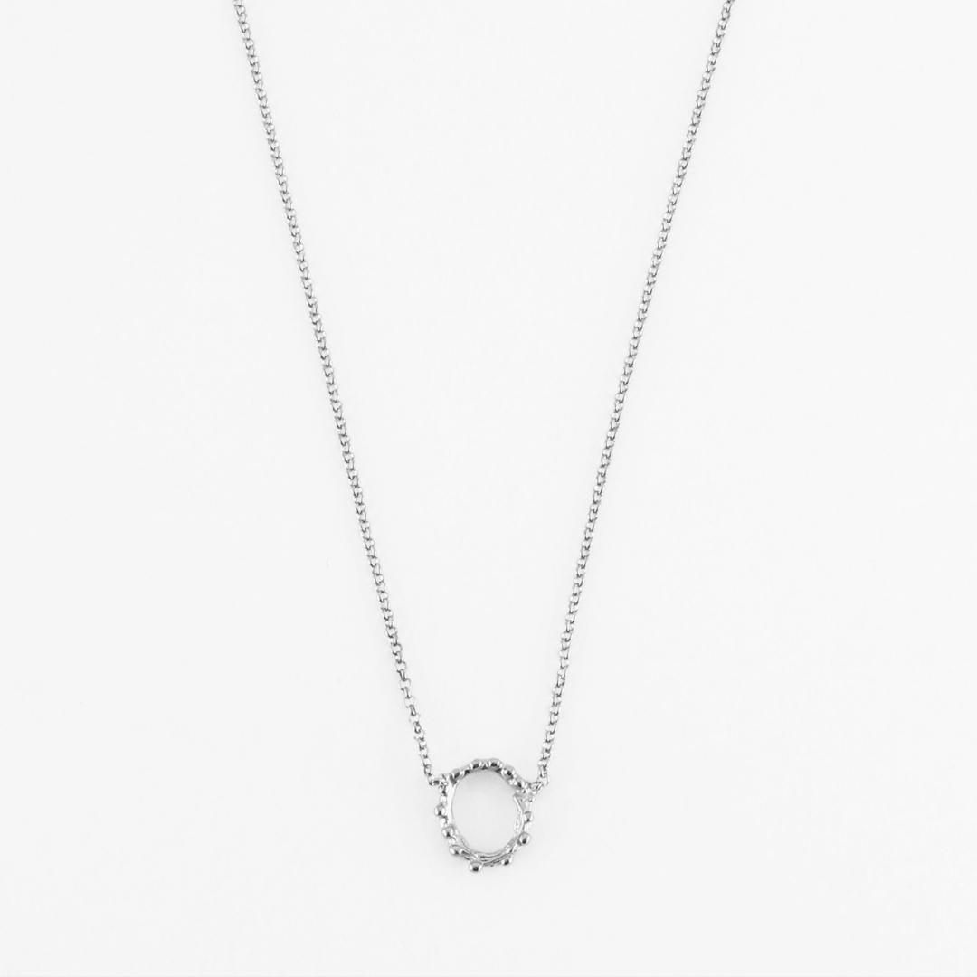 agapi-forestland-brindille-collier-anneau-argent-40-cm image 3