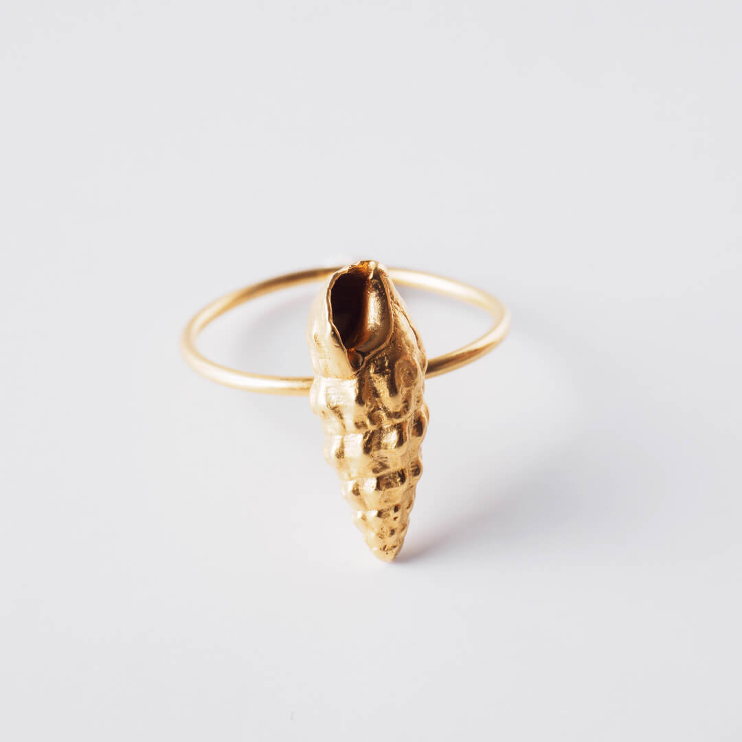 agapi-seastories-wild-seashell-bague-dor-e-taille-54 image 3