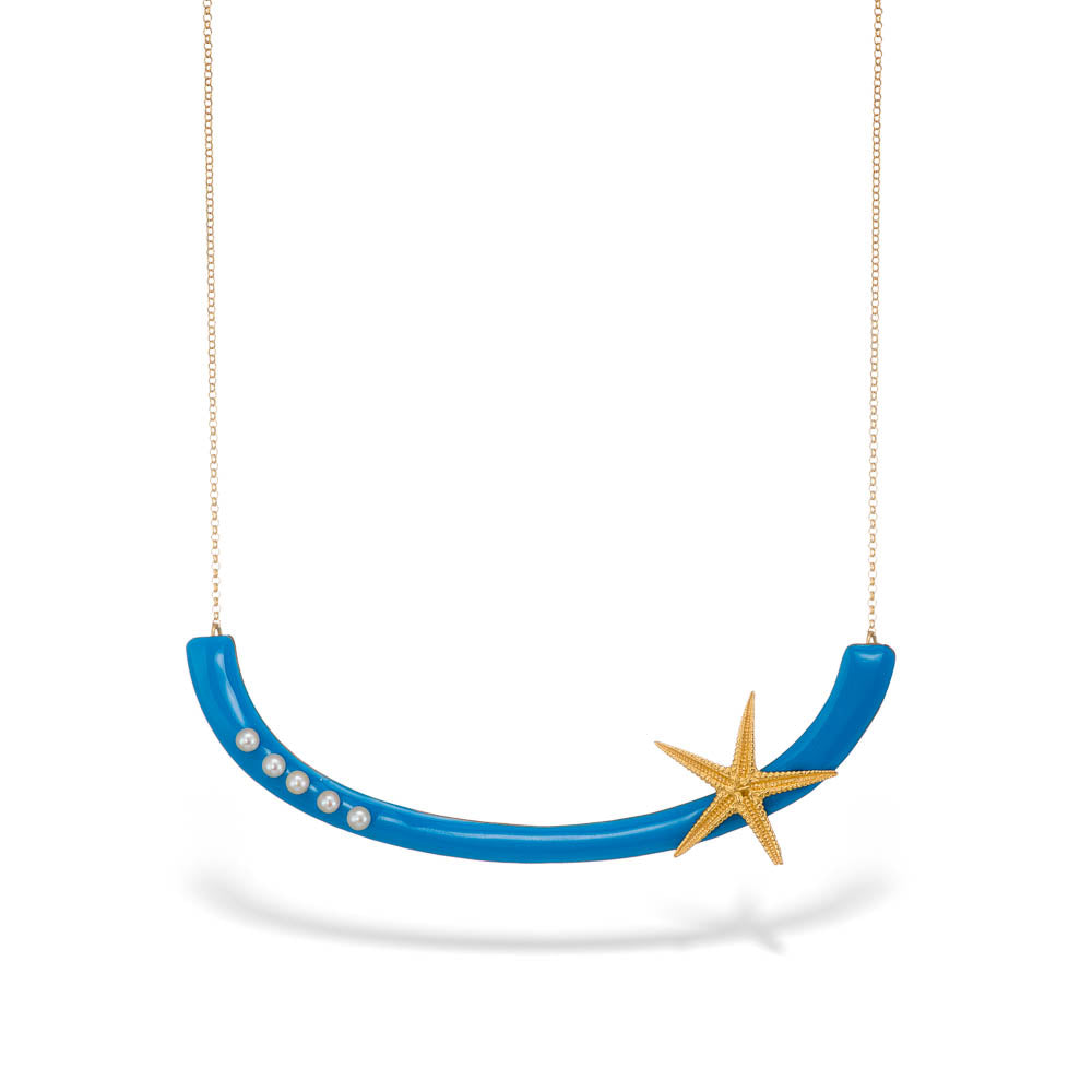 agapi-seastories-summer-breeze-collier-toile-mer-bleu-or image 1