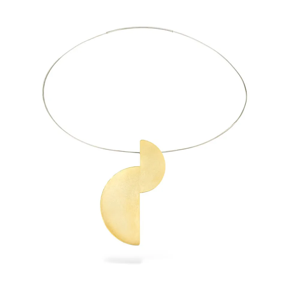 agapi-balanced-ii-collier-ras-cou-cercle-plaqu-or-24k image 1